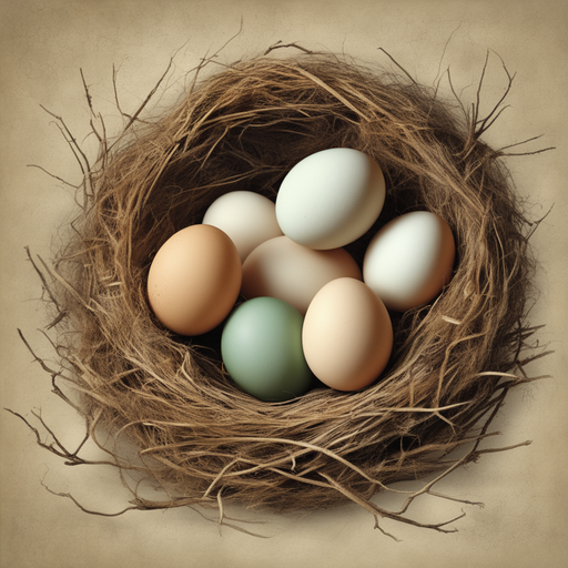 Фото Гнездо куриных яиц сонник